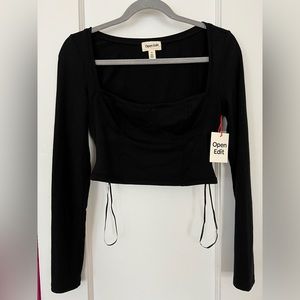 Nordstrom Open Edit Cropped Bralette Style Top - Size XS